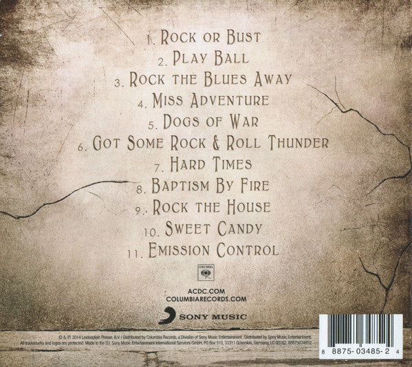 AC DC ROCK OR BUST CD USATO M/M