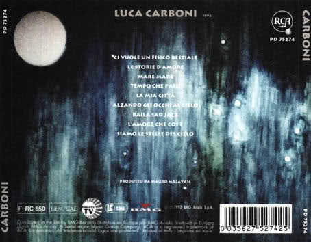 CD USATO LUCA CARBONI CI VUOLE UN FISICO BESTIALE