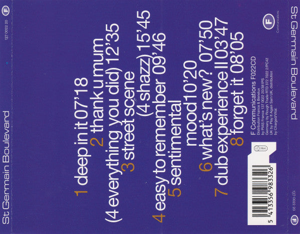 ST GERMAIN BOULEVARD THE COMPLETE SERIES CD USATO M/M