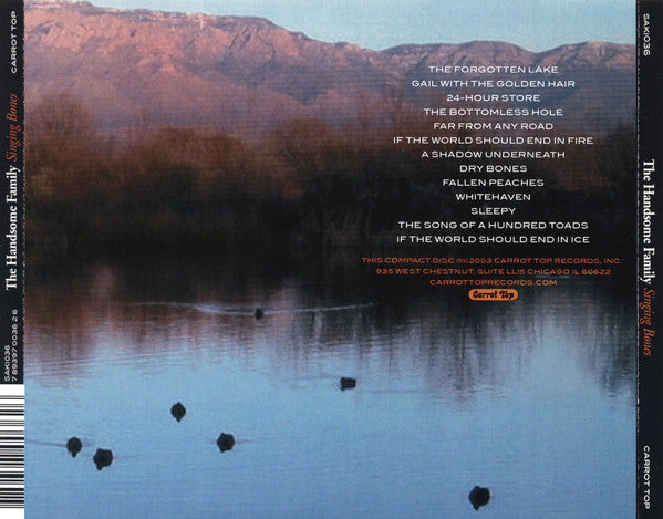 THE HANDSOME FAMILY SINGING BONES CD USATO M/M